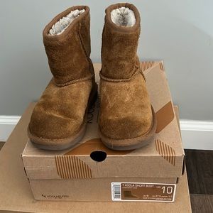 Girls koolaburra chestnut boots